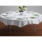 Hoffmaster Tablecover, White, Octy-Round, 82", PK24 210451 - alternate 3